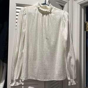 Charter club white fancy top